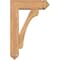 Ekena Millwork Legacy Arts and Crafts Smooth Bracket w/ Offset Brace, Western Red Cedar, 5 1/2"W x 16"D x 24"H BKT0604X16X24LEC03SWR - alternate 4